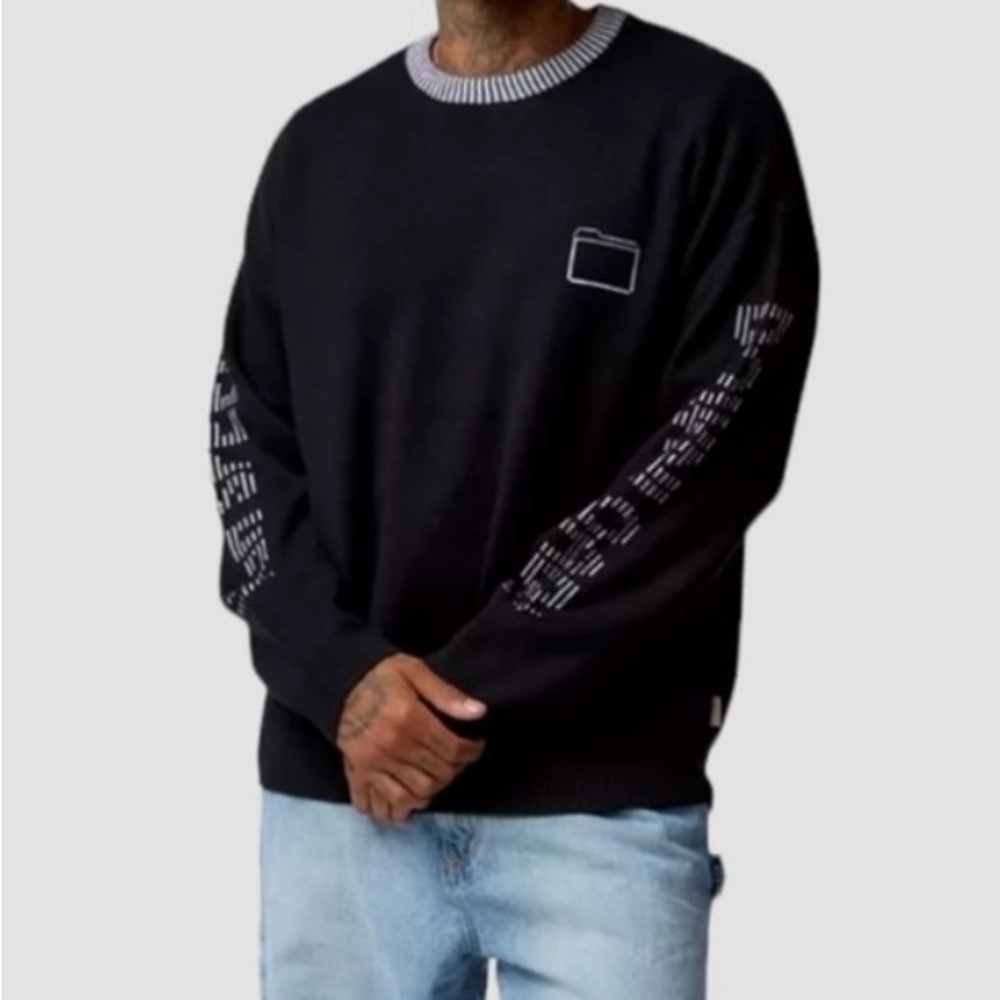 Urban Outfitters Black Crewneck Sweater